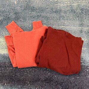 Old Navy Maroon and Light Red Sweaters